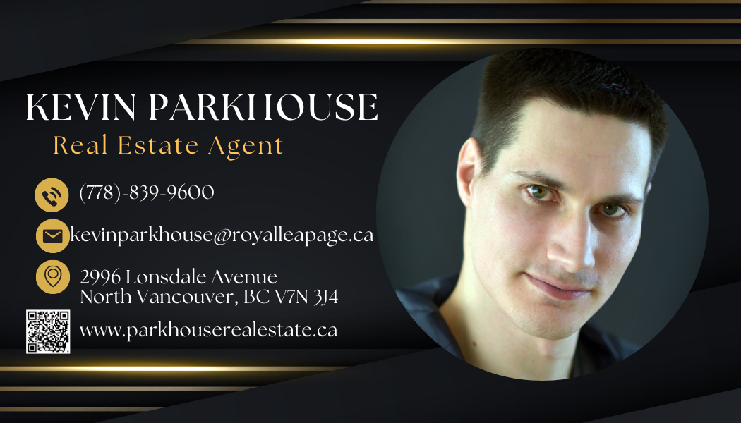 Kevin Parkhouse business card with contact information